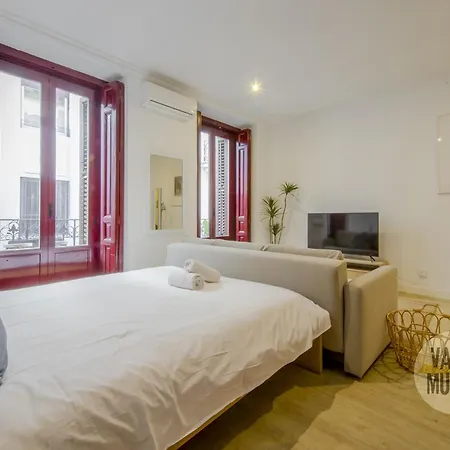 Beautiful Loft Para 3Pax En Huertas-Cortes Madrid Exterior photo