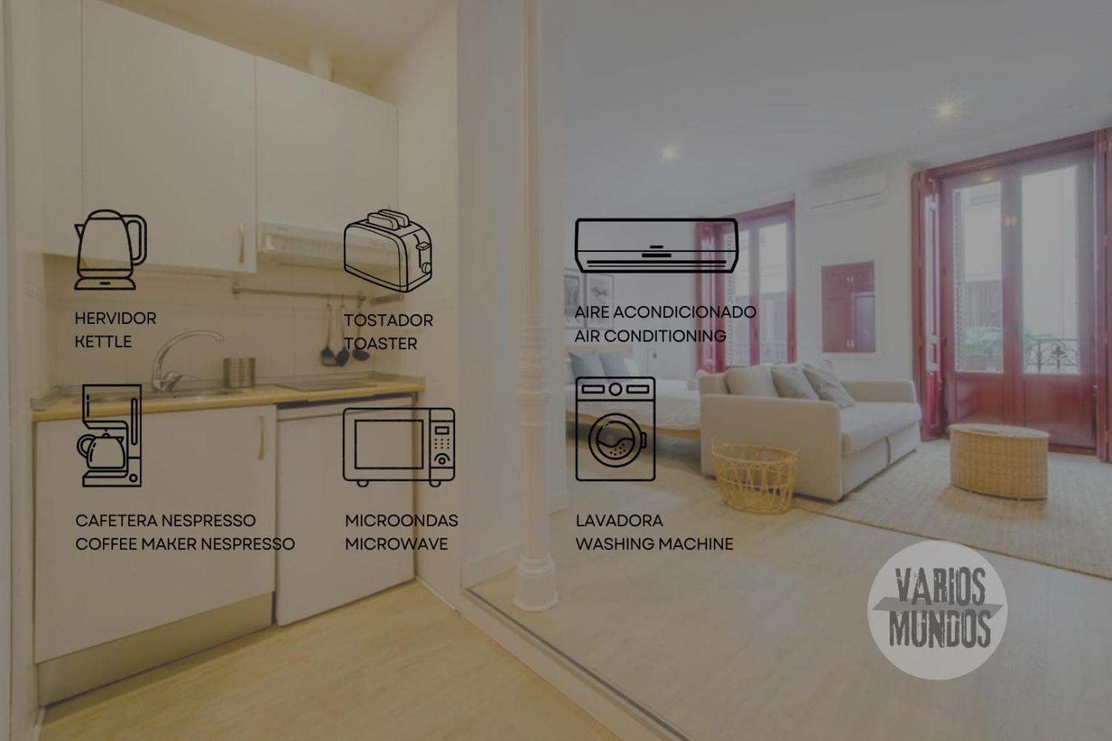 Beautiful Loft 3pax En Huertas-cortes